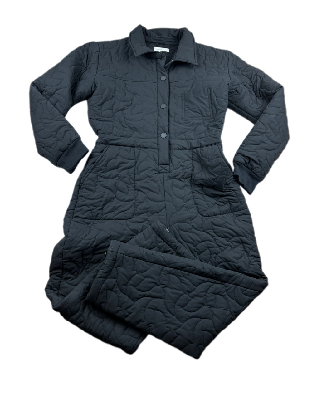 Basin + Range Black Quilted Snowsuit Ski Suit Women’s Size Medium